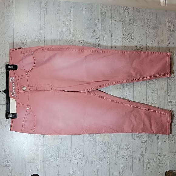 Seven7 Denim - NWT Seven7 Jeans Tummyless Ankle Skinny Pink Size 18